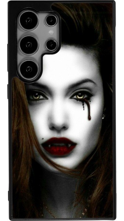 Coque Samsung Galaxy S25 Ultra - Silicone rigide noir Halloween 2023 gothic vampire