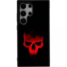 Coque Samsung Galaxy S25 Ultra - Silicone rigide noir Halloween 2023 scary skull