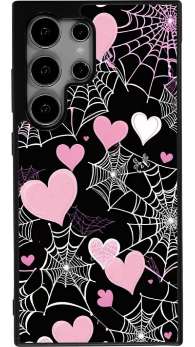 Coque Samsung Galaxy S25 Ultra - Silicone rigide noir Halloween 2024 girly