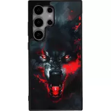 Coque Samsung Galaxy S25 Ultra - Silicone rigide noir Halloween 2024 mad werewolf