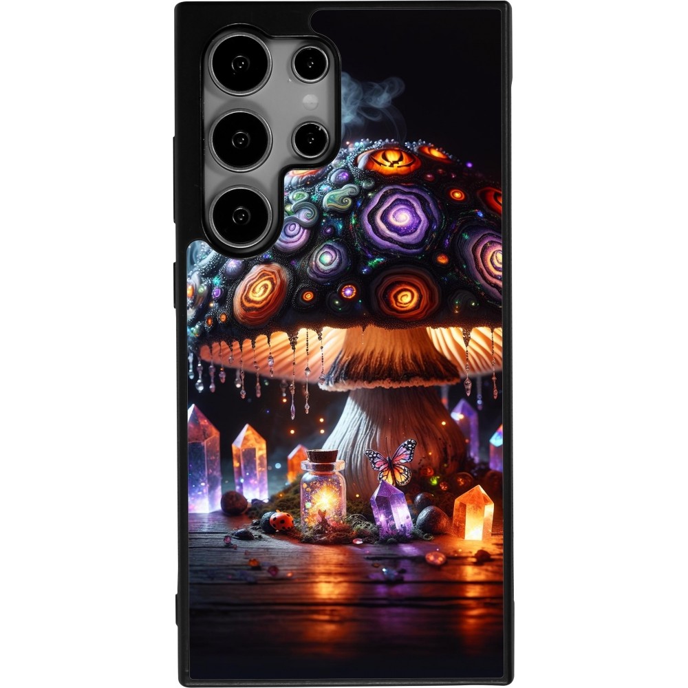 Samsung Galaxy S25 Ultra Case Hülle - Silikon schwarz Halloween Zaubertrank Magie