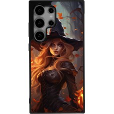 Coque Samsung Galaxy S25 Ultra - Silicone rigide noir Halloween 2024 sexy witch