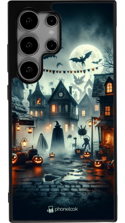 Coque Samsung Galaxy S25 Ultra - Silicone rigide noir Halloween Spookville
