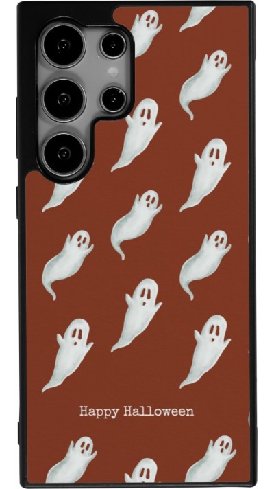 Samsung Galaxy S25 Ultra Case Hülle - Silikon schwarz Halloween 2025 Pattern of ghosts Samsung Galaxy S25 Ultra Case Hülle - Silikon schwarz Halloween 2025 Pattern of ghosts