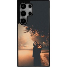 Samsung Galaxy S25 Ultra Case Hülle - Silikon schwarz Halloween 2025 Scream