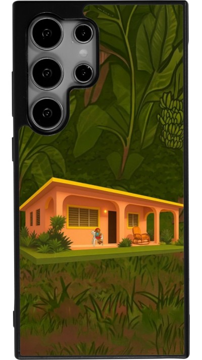 Samsung Galaxy S25 Ultra Case Hülle - Silikon schwarz Benitos house DTMF