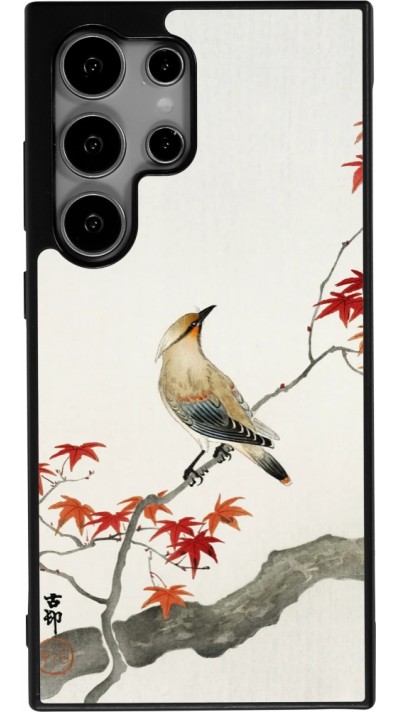 Coque Samsung Galaxy S25 Ultra - Silicone rigide noir Japanese Bird
