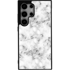 Coque Samsung Galaxy S25 Ultra - Silicone rigide noir Marble 01