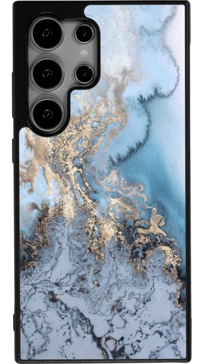 Coque Samsung Galaxy S25 Ultra - Silicone rigide noir Marble 04