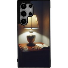 Samsung Galaxy S25 Ultra Case Hülle - Silikon schwarz Mitternachtsleuchten