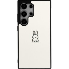 Samsung Galaxy S25 Ultra Case Hülle - Silikon schwarz Minimal Häschen Süße