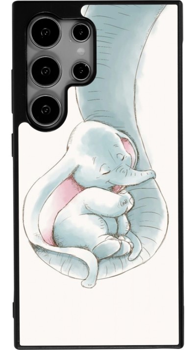 Samsung Galaxy S25 Ultra Case Hülle - Silikon schwarz Mom 1903