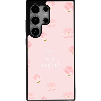 Samsung Galaxy S25 Ultra Case Hülle - Silikon schwarz Mom 2023 your are magical