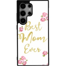 Samsung Galaxy S25 Ultra Case Hülle - Silikon schwarz Mom 2024 best Mom ever
