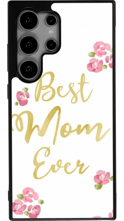 Samsung Galaxy S25 Ultra Case Hülle - Silikon schwarz Mom 2024 best Mom ever