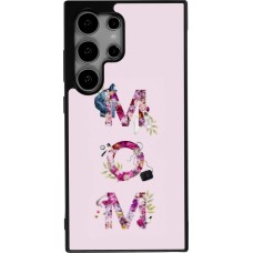 Coque Samsung Galaxy S25 Ultra - Silicone rigide noir Mom 2024 girly mom