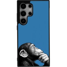 Samsung Galaxy S25 Ultra Case Hülle - Silikon schwarz Monkey Pop Art