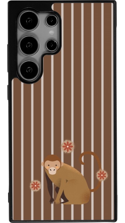 Samsung Galaxy S25 Ultra Case Hülle - Silikon schwarz Monkey with stripes Samsung Galaxy S25 Ultra Case Hülle - Silikon schwarz Monkey with stripes