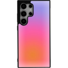 Samsung Galaxy S25 Ultra Case Hülle - Silikon schwarz Orange Pink Blue Gradient