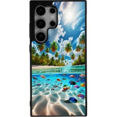 Samsung Galaxy S25 Ultra Case Hülle - Silikon schwarz Strandparadies