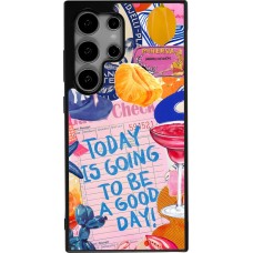 Coque Samsung Galaxy S25 Ultra - Silicone rigide noir Preppy Today is Going to be a good day