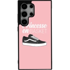 Samsung Galaxy S25 Ultra Case Hülle - Silikon schwarz princesse en basket
