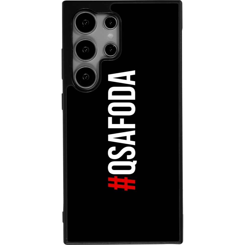Samsung Galaxy S25 Ultra Case Hülle - Silikon schwarz Qsafoda 1