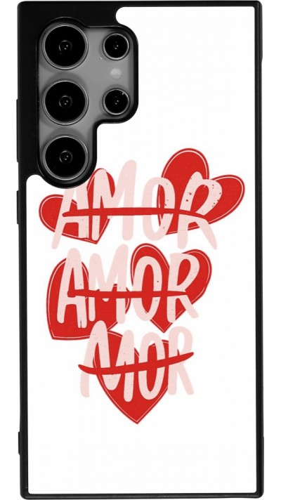 Coque Samsung Galaxy S25 Ultra - Silicone rigide noir Saint Valentines Day 26 Amor
