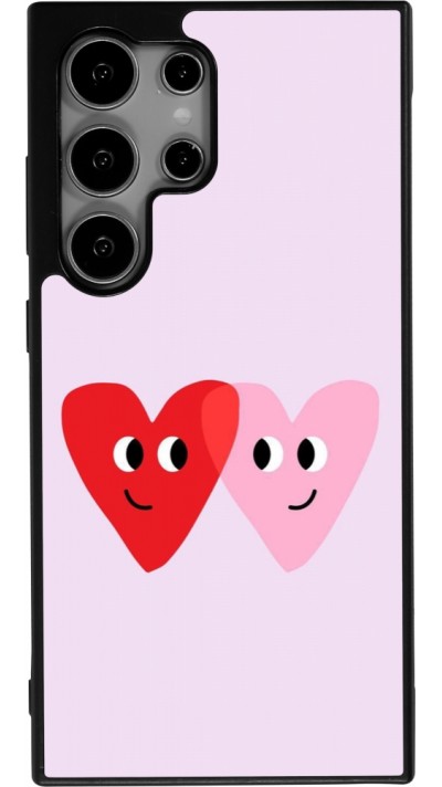 Coque Samsung Galaxy S25 Ultra - Silicone rigide noir Saint Valentines Day 26 Heart