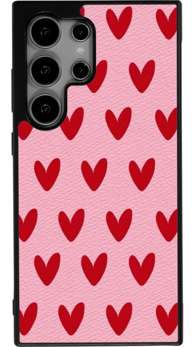 Coque Samsung Galaxy S25 Ultra - Silicone rigide noir Saint Valentines Day 26 Pattern heart