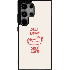 Samsung Galaxy S25 Ultra Case Hülle - Silikon schwarz Saint Valentines Day 26 Self love self care