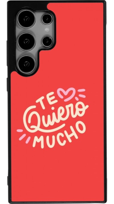 Coque Samsung Galaxy S25 Ultra - Silicone rigide noir Saint Valentines Day 26 Te quiero mucho