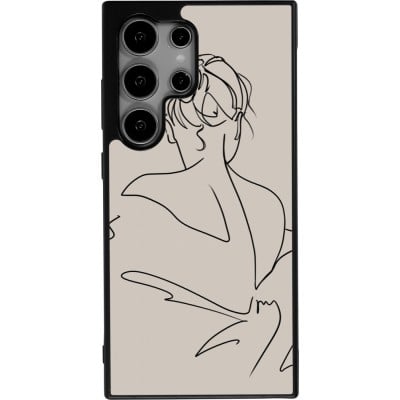 Samsung Galaxy S25 Ultra Case Hülle - Silikon schwarz Salnikova 05