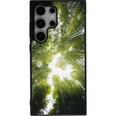 Samsung Galaxy S25 Ultra Case Hülle - Silikon schwarz Spring 23 forest blue sky