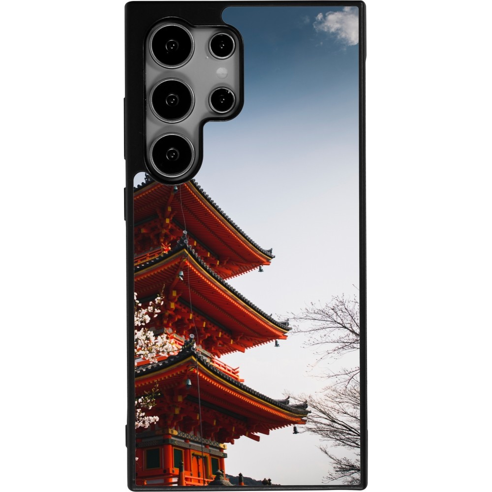 Coque Samsung Galaxy S25 Ultra - Silicone rigide noir Spring 23 Japan