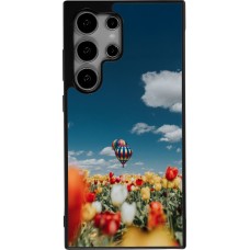 Samsung Galaxy S25 Ultra Case Hülle - Silikon schwarz Hot air balloon Spring 2026