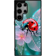 Samsung Galaxy S25 Ultra Case Hülle - Silikon schwarz Ladybird in bloom Spring 2026