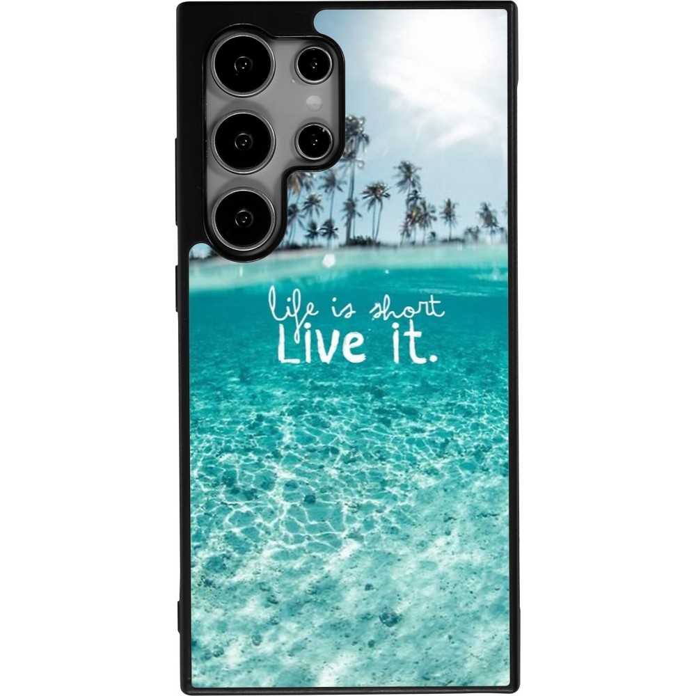 Samsung Galaxy S25 Ultra Case Hülle - Silikon schwarz Summer 18 24