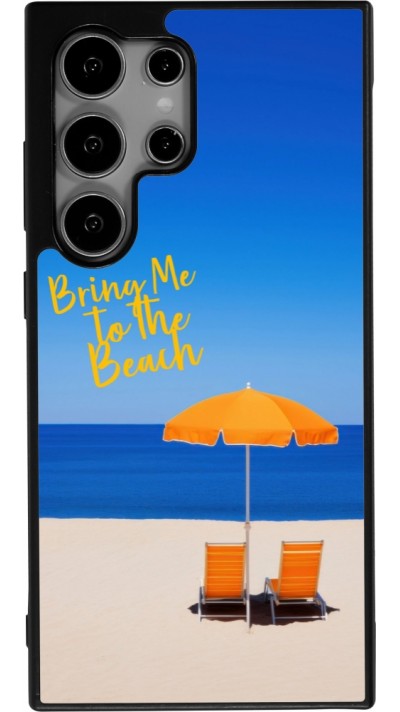 Coque Samsung Galaxy S25 Ultra - Silicone rigide noir Summer 2025 Bring me to the beach