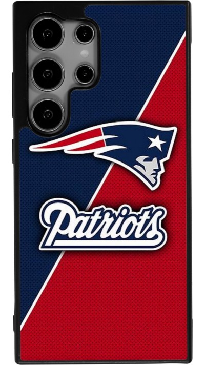Coque Samsung Galaxy S25 Ultra - Silicone rigide noir Super Bowl 26 Patriots 1
