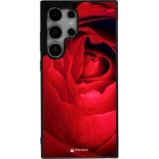 Coque Samsung Galaxy S25 Ultra - Silicone rigide noir Valentine 2022 Rose