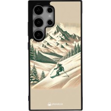 Samsung Galaxy S25 Ultra Case Hülle - Silikon schwarz Vintage Skiberg