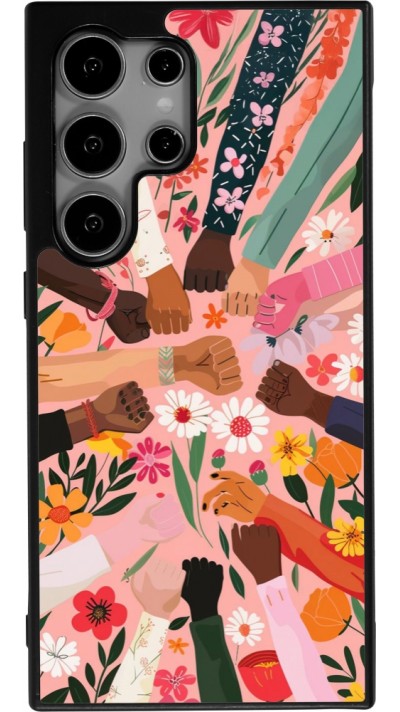 Coque Samsung Galaxy S25 Ultra - Silicone rigide noir Womens day 2026 8