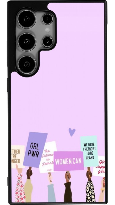 Coque Samsung Galaxy S25 Ultra - Silicone rigide noir Womens day 2026 9