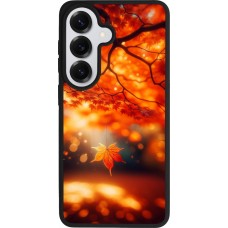 Samsung Galaxy S26 Case Hülle - Silikon schwarz Herbst Magisch Orange