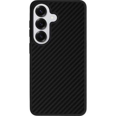 Coque Samsung Galaxy S26 - Silicone rigide noir Carbon Basic