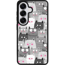 Samsung Galaxy S26 Case Hülle - Silikon schwarz Katzenschwärme