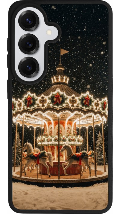 Samsung Galaxy S26 Case Hülle - Silikon schwarz Christmas 25 Carousel