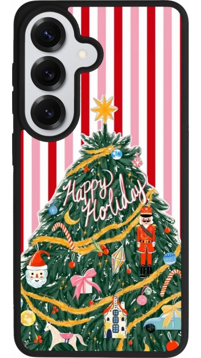 Samsung Galaxy S26 Case Hülle - Silikon schwarz Christmas 25 Happy Holiday
