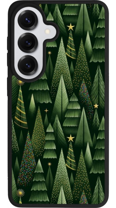 Samsung Galaxy S26 Case Hülle - Silikon schwarz Christmas 25 Pattern Xmas Tree